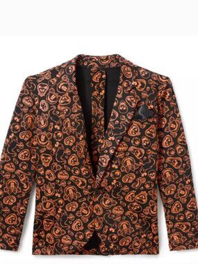 Disney Halloween Glow in the Dark Blazer NWT Men's Large
